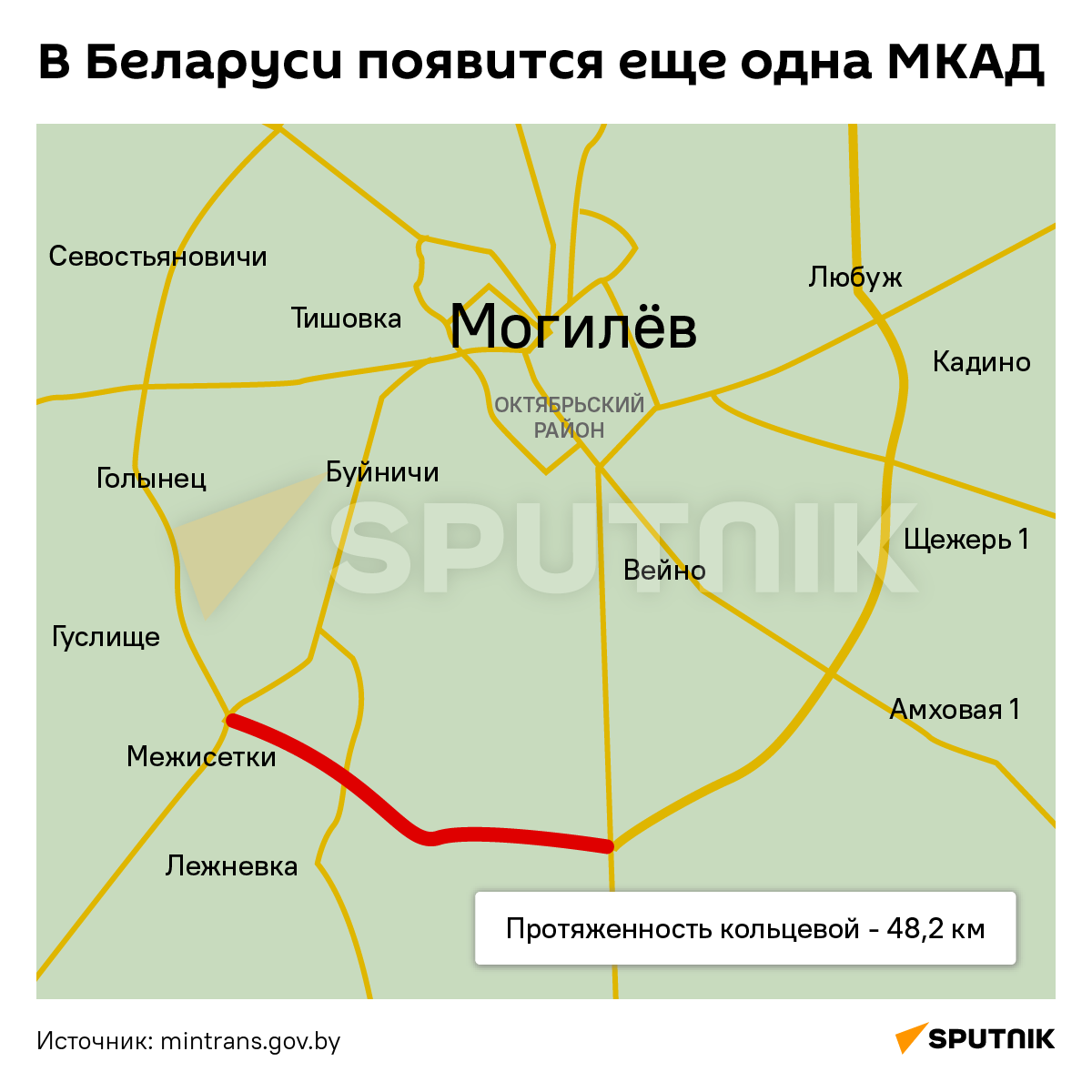 В Беларуси появится еще одна МКАД - Sputnik Беларусь
