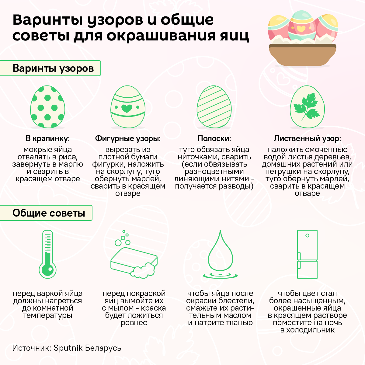 Натуральные красители для пасхальных яиц – что выбрать для нужного цвета? - Sputnik Беларусь