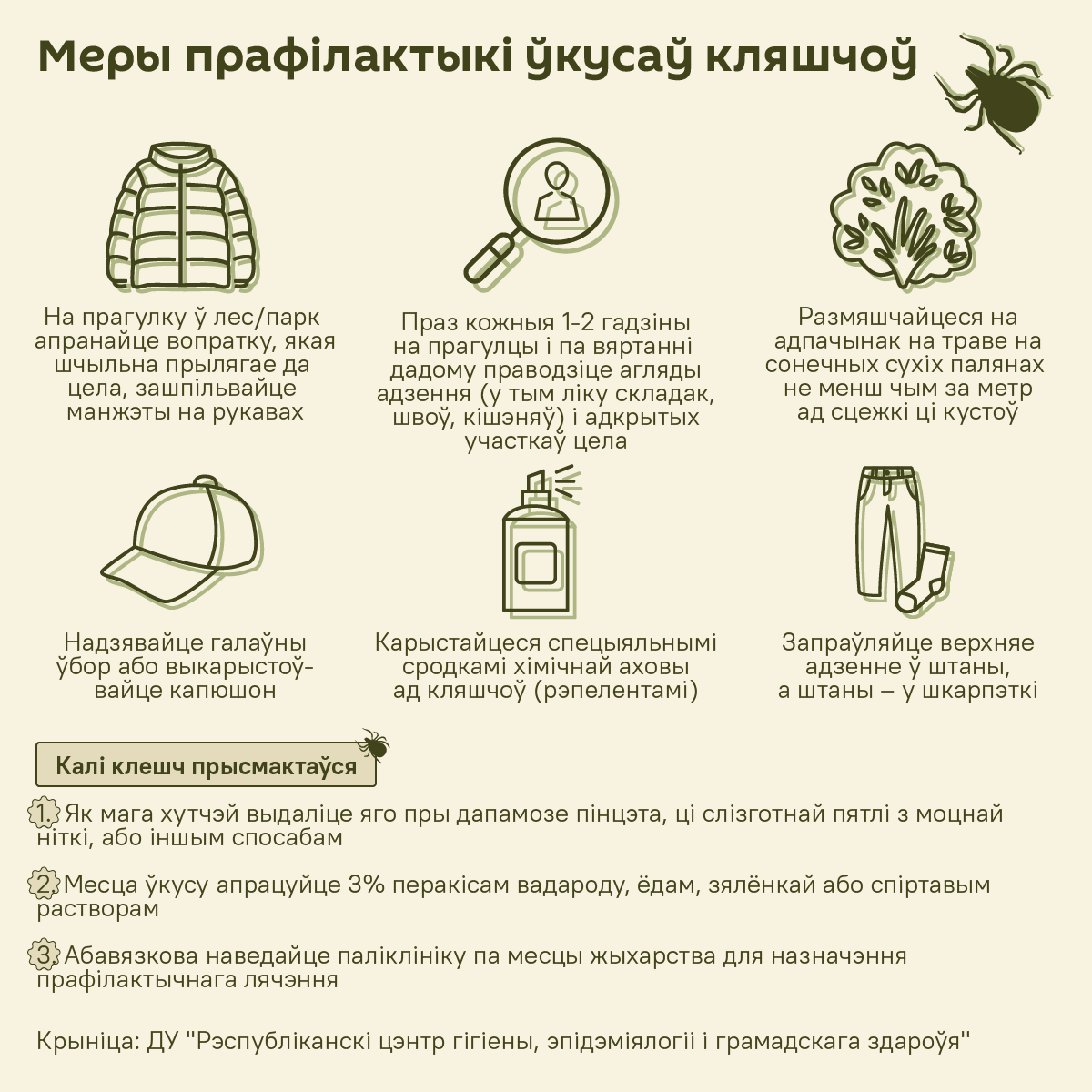 Як уберагчыся ад укусаў кляшчоў – інфаграфіка - Sputnik Беларусь