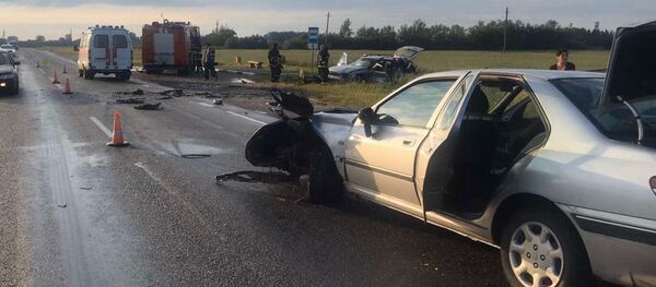 На месте аварии - Sputnik Беларусь