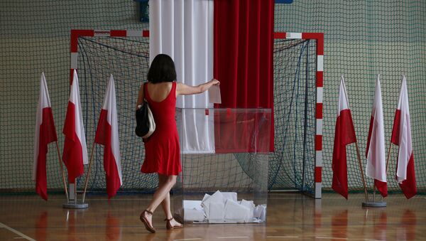 Голосование на президентских выборах в Польше - Sputnik Беларусь