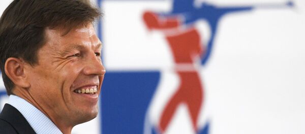 Виктор Майгуров перед началом отчетно-выборной конференции СБР - Sputnik Беларусь