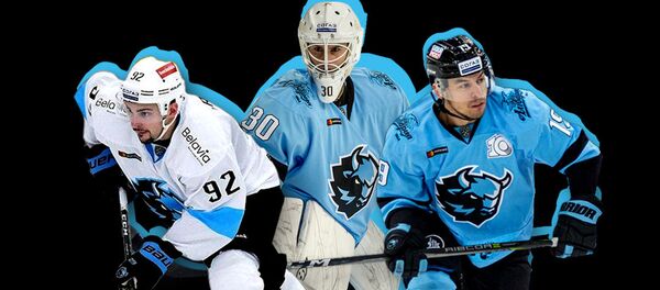 Нападающие Шейн Принс и Френсис Паре, голкипер Дэнни Тейлор - Sputnik Беларусь