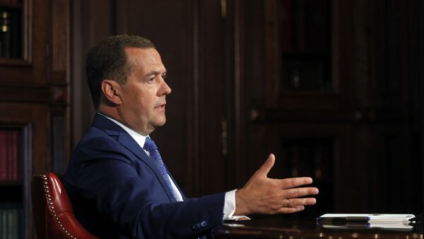 Заместитель председателя Совбеза РФ Д. Медведев дал интервью ИД Комсомольская правда - Sputnik Беларусь