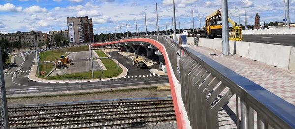 Полоцкий путепровод Полоцкий путепровод - Sputnik Беларусь