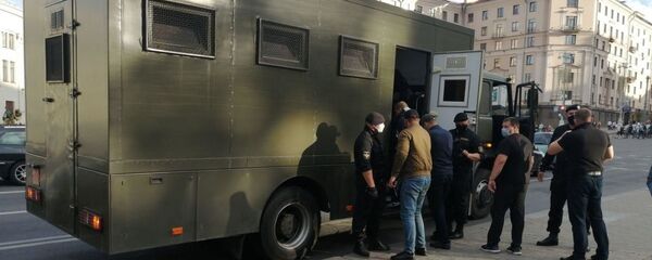 Задержание участников акции - Sputnik Беларусь