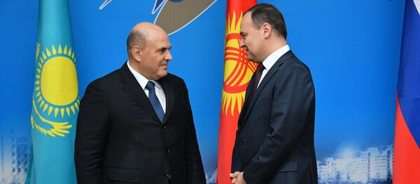 Премьер-министры России и Беларуси Михаил Мишустин и Роман Головченко Премьер-министры России и Беларуси Михаил Мишустин и Роман Головченко - Sputnik Беларусь