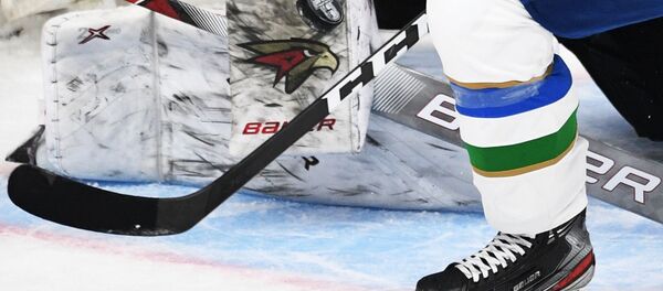 Вратарь ХК Авангард Игорь Бобков, матч Авангард – Салават Юлаев - Sputnik Беларусь