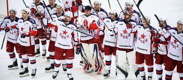 Игроки ПХК ЦСКА - Sputnik Беларусь