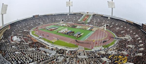 Церемония открытия XXII Олимпийских игр на Центральном стадионе им. В.И.Ленина в Лужниках - Sputnik Беларусь