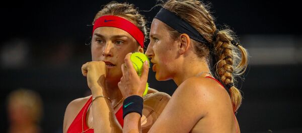 Арина Соболенко и Виктория Азаренко, архивное фото - Sputnik Беларусь