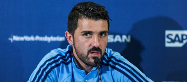 Бывший футболист сборной Испании Давид Вилья - Sputnik Беларусь