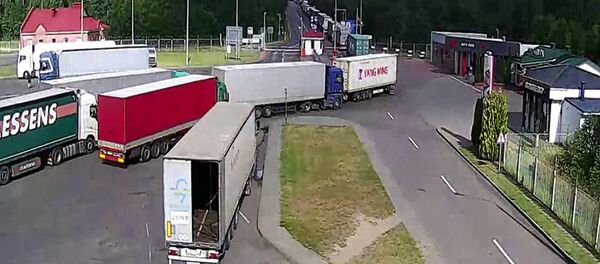 Очереди на въезд в Литву - Sputnik Беларусь