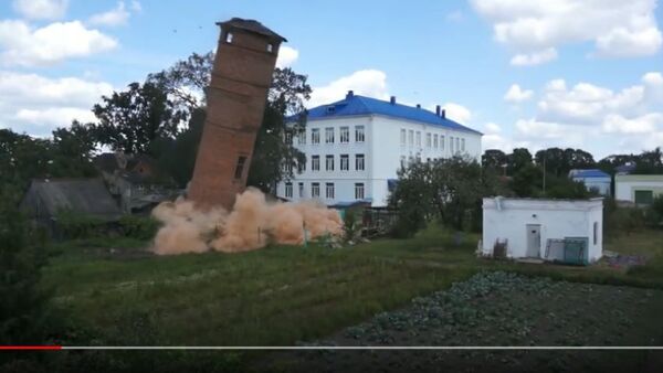Взрыв водонапороной башни в Пружанах, видео - Sputnik Беларусь