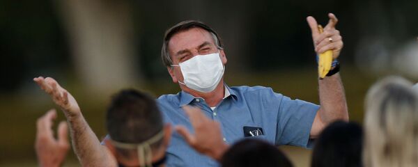 Бразильский президент Жаир Болсонару - Sputnik Беларусь