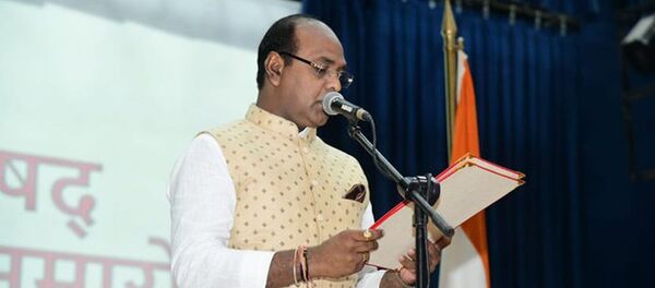 Главный министр индийского штата Мадхья-Прадеш Сингх Чаухан - Sputnik Беларусь