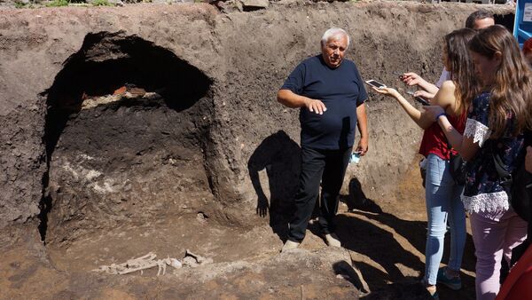 Место обнаружения древних останков в Болгарии - Sputnik Беларусь