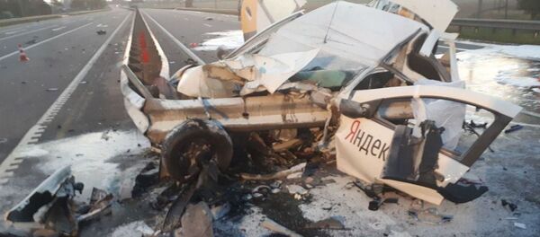 Место смертельного ДТП под Солигорском - Sputnik Беларусь