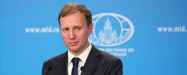 Брифинг заместителя директора департамента информации и печати МИД РФ А. Зайцева - Sputnik Беларусь