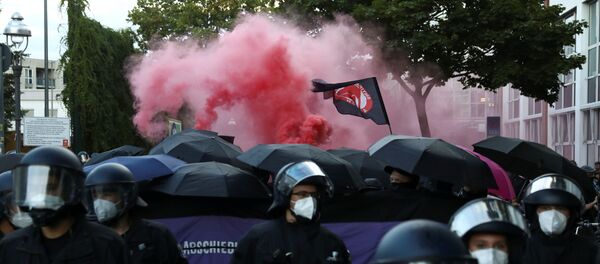 Протесты в Берлине - Sputnik Беларусь