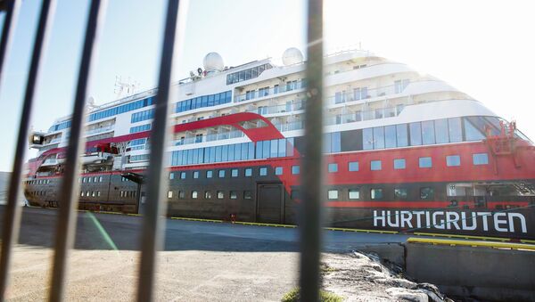 Корабль компании Hurtigruten - Sputnik Беларусь