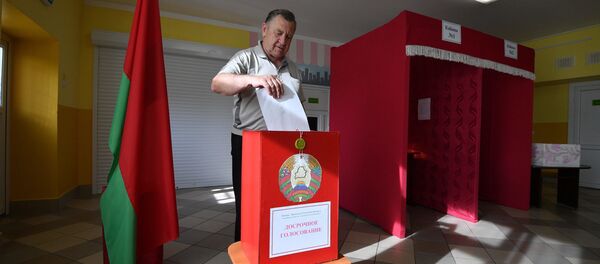 Датэрміновае галасаванне на выбарах прэзідэнта 2020 у Гомельскай вобласці - Sputnik Беларусь