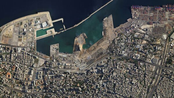 Порт Бейрута после взрыва - Sputnik Беларусь