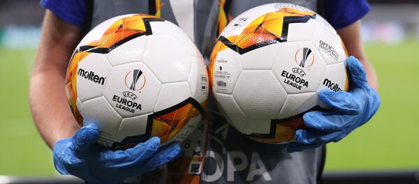 Официальные мячи футбольной Лиги Европы - Sputnik Беларусь