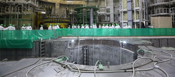 На первом энергоблоке Белорусской АЭС началась загрузка ядерного топлива На первом энергоблоке Белорусской АЭС началась загрузка ядерного топлива - Sputnik Беларусь