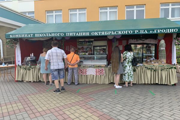 Шторки в кабинках и свои ручки: как начались выборы президента в Гродно Шторки в кабинках и свои ручки: как начались выборы президента в Гродно - Sputnik Беларусь