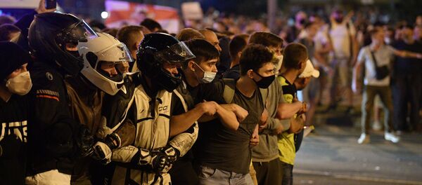 Группы людей, несогласных с результатами выборов - Sputnik Беларусь