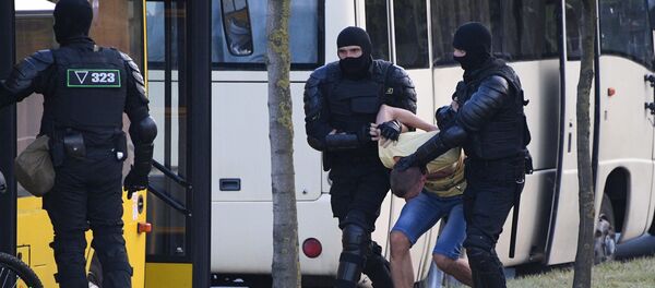 Задержания в Минске в понедельник - Sputnik Беларусь