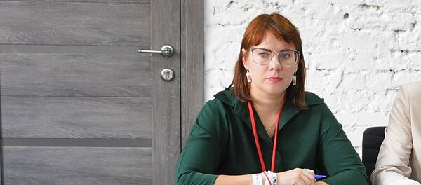 Давераная асоба кандыдата ў прэзідэнты Святланы Ціханоўскай Вольга Кавалькова Давераная асоба кандыдата ў прэзідэнты Святланы Ціханоўскай Вольга Кавалькова - Sputnik Беларусь