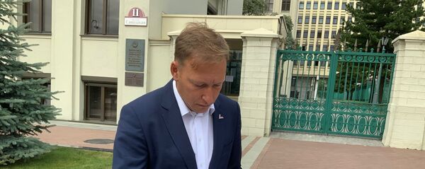 Кандыдат у прэзідэнты Беларусі Андрэй Дзмітрыеў Кандыдат у прэзідэнты Беларусі Андрэй Дзмітрыеў - Sputnik Беларусь