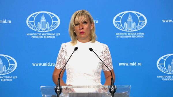Захарова рассказала о внешнем вмешательстве в ситуацию в Беларуси - видео - Sputnik Беларусь