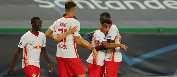 Футболисты немецкого Лейпцига - Sputnik Беларусь