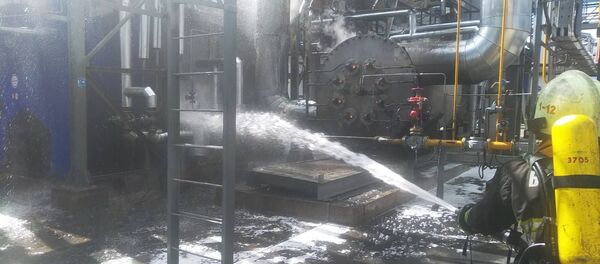 Пожар произошел на заводе Карбон в Могилеве - Sputnik Беларусь