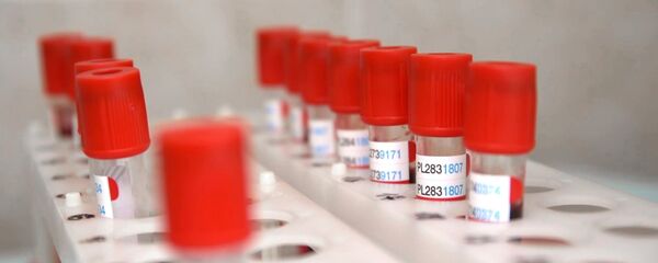 Пробирки с кровью для анализа - Sputnik Беларусь