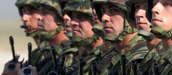 Военнослужащие сербской армии - Sputnik Беларусь