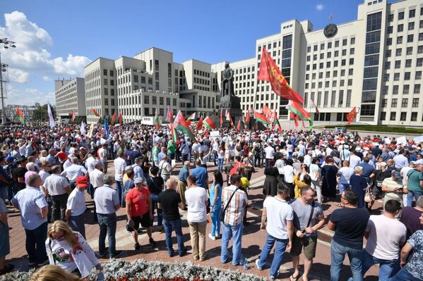 Митинг в поддержку Александра Лукашенко - Sputnik Беларусь