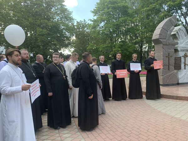 Акция протеста в Гродно: как это было Акция протеста в Гродно: как это было - Sputnik Беларусь