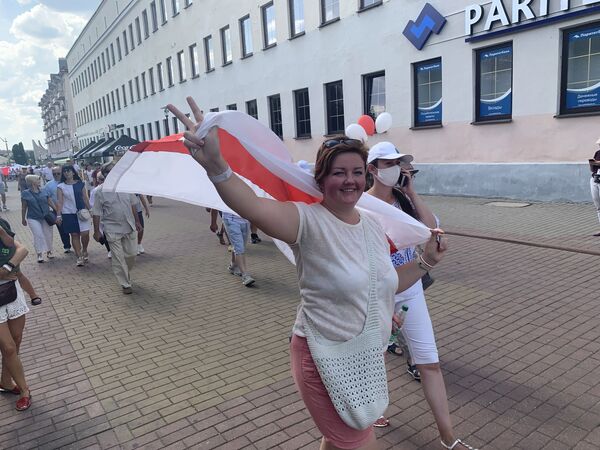 Акция протеста в Гродно: как это было Акция протеста в Гродно: как это было - Sputnik Беларусь