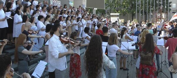 Работники Белгосфилармонии вышли на мирный протест - Sputnik Беларусь