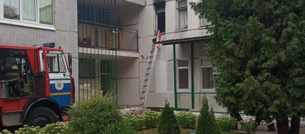 Детский сад горел в Минске: детей и воспитателей эвакуировали - Sputnik Беларусь