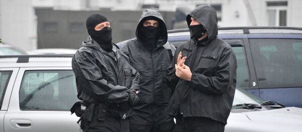 Супрацоўнікі АМАП у Мінску Супрацоўнікі АМАП у Мінску - Sputnik Беларусь