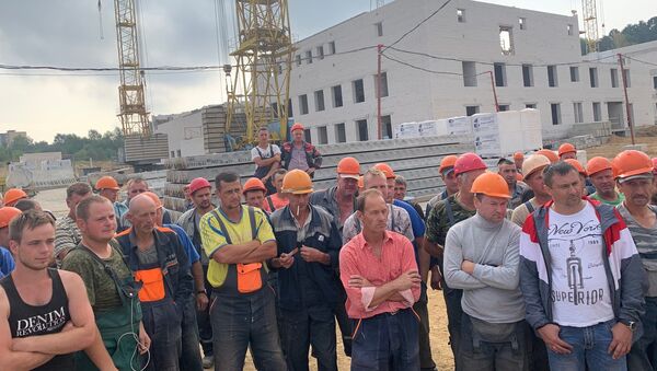 Строители в Гродно создают стачком - Sputnik Беларусь
