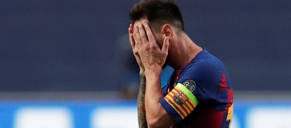 Футболист испанской Барселоны Лионель Месси - Sputnik Беларусь