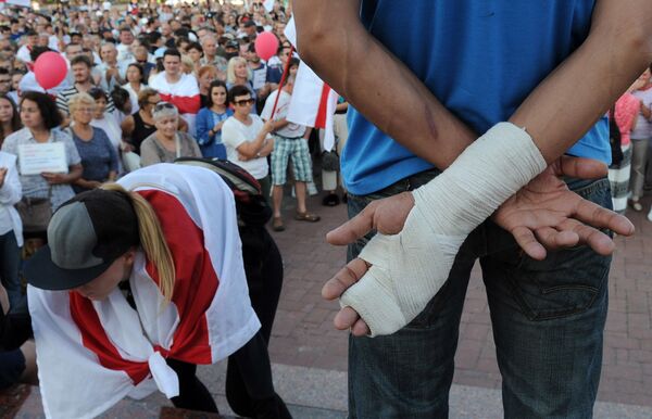 Запрет на митинг, забастовка строителей: что было в Гродно 20 августа - Sputnik Беларусь