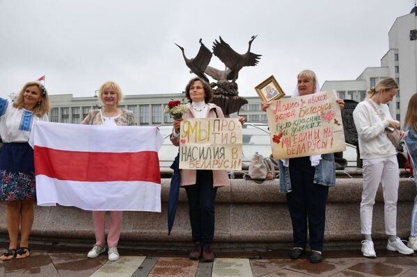 Акция протеста в Минске 23 августа - Sputnik Беларусь