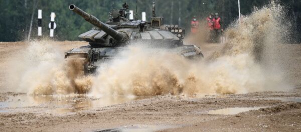 Танкисты на полигоне, архивное фото - Sputnik Беларусь